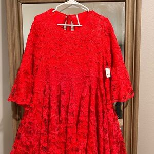 NWT Free People Red Dress size M